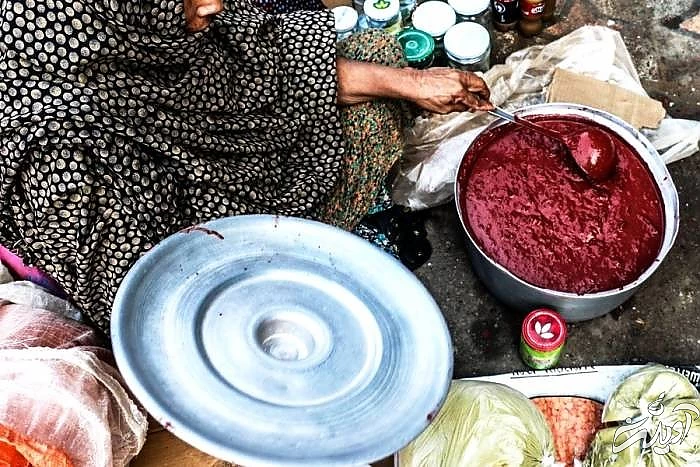 سوراغ غذایی از غذاهای لذیذ بندرعباس سوراغ غذایی